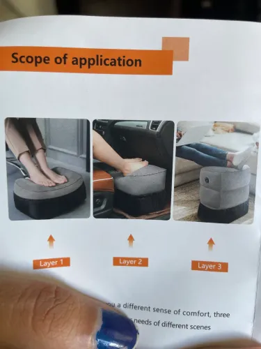 Travesseiro para pés viagem