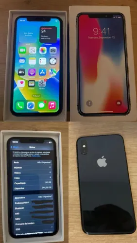 IPhone X Preto ,256GB