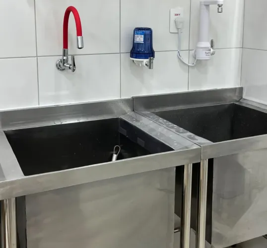 Tanque inox (tipo panelão)