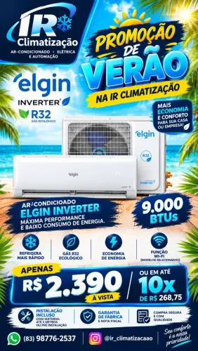 Ar condicionado Elgin Inverter Eco III WIFI
