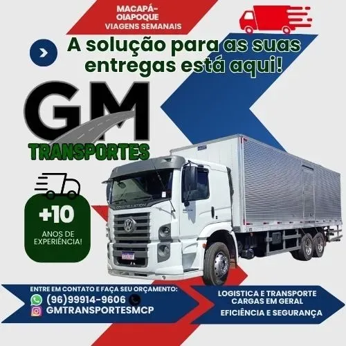Fretes e mudança em geral Macapá Oiapoque