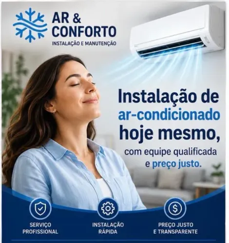 Instalação de ar condicionado