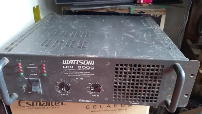 Amplificador Som Profissional Wattsom DBL 6000
