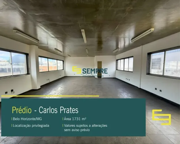 Prédio para alugar em Belo Horizonte/ MG no bairro Carlos Prates.