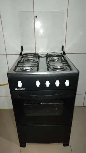 Fogão esmaltec preto