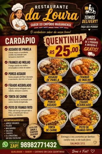 Quentinhas parte de 25 reais