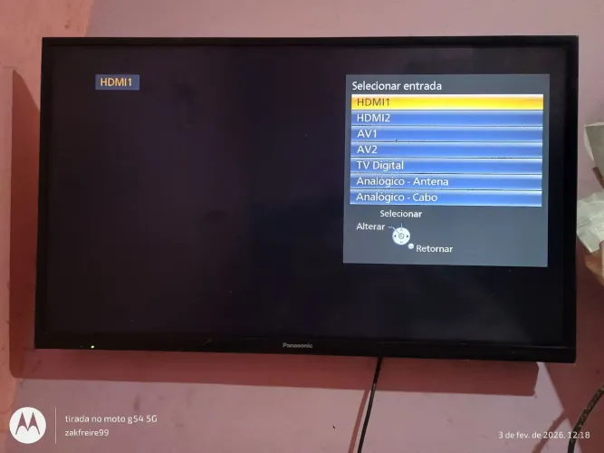 televisão panasonic 32 polegadas digital não e smart