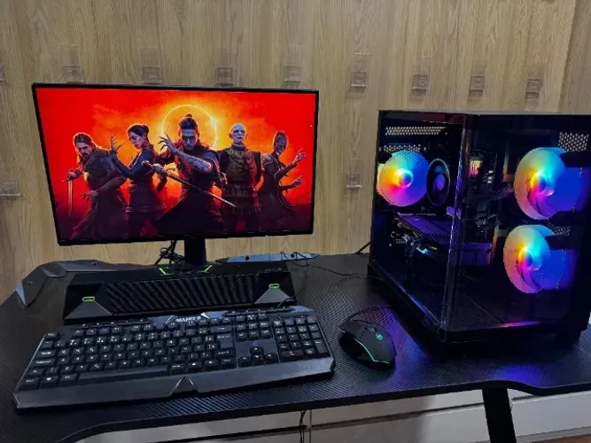 PC Gamer Completo | Acer 24" | Ryzen 5500 | GTX 1660 | 16GB XPG | NVME 250GB | Wi-Fi
