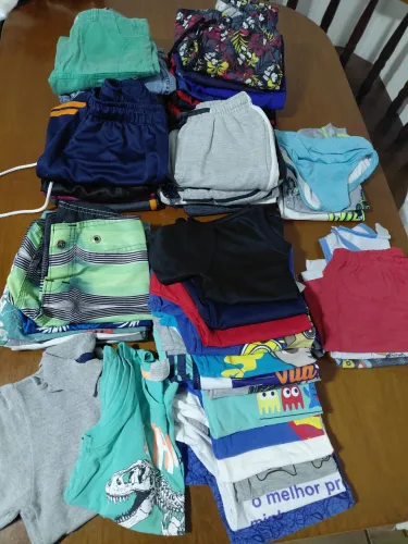 Lote Infantil Menino Verão 50 peças 04 anos