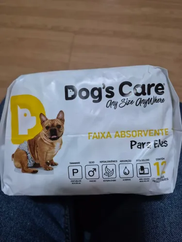 Fralda higiênica macho Dog's Care c/ 12 un.