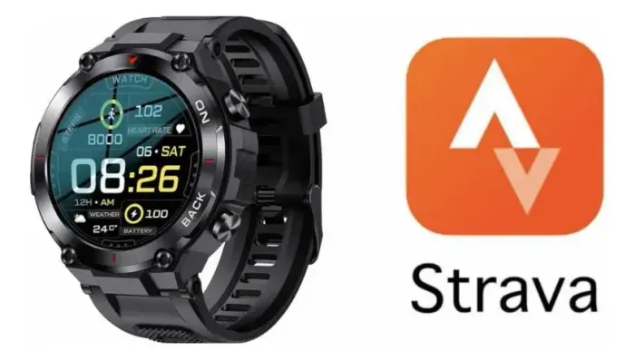 Smartwatch Melanda K37 Usado Com Gps Integrado Strava Bateria Longa Duração