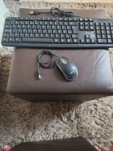 Teclado com mouse maxprint R$ 35,00
