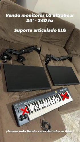 Monitor LG UltraGear 240 hz + Suporte articulado