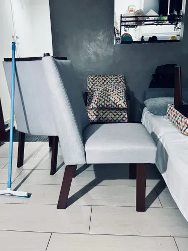 4 Cadeiras com forro linho sem a mesa