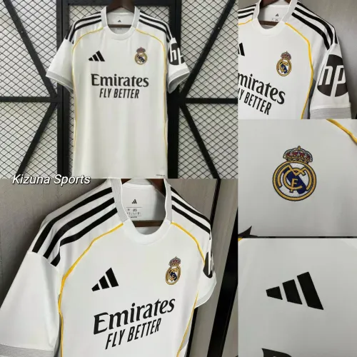 CAMISA REAL MADRID VERSÃO TORCEDOR TEMPORADA 25/26