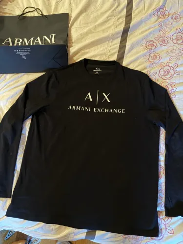 Camisa Armani Exchange manga longa Original