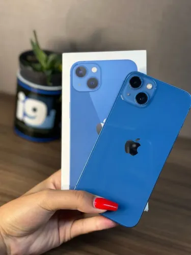 iPhone 13 256GB Azul Bateria 88% C/Caixa Peças Genuínas Loja Fisica 