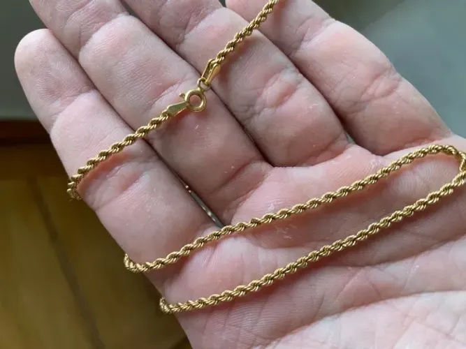 Corrente de Ouro 18k Feminina 45CM