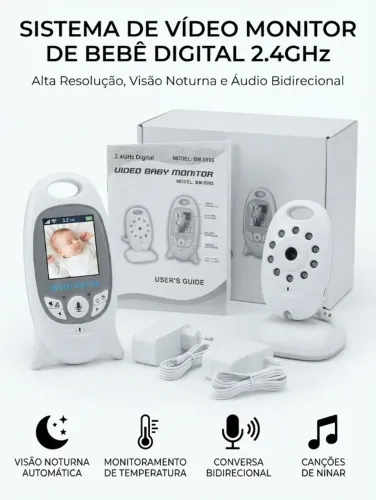 Sistema de video monitor para bebe