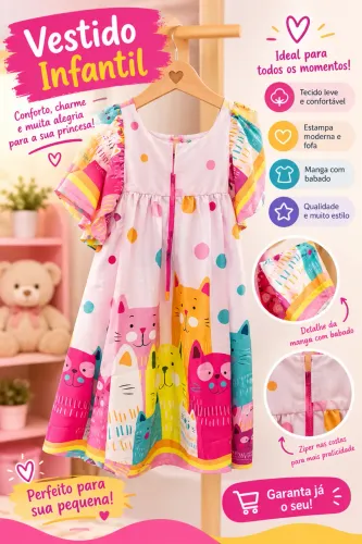 Vestido infantil