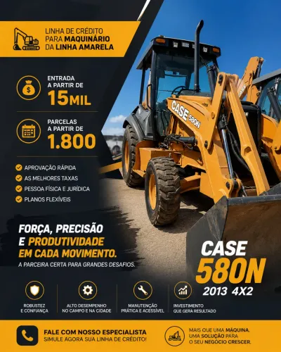 LINHA DE CRÉD. CASE 580N 2013 