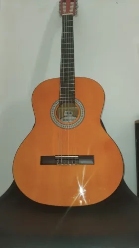 KIT VIOLÃO GIANNINI START N14 NYLON NATURAL COM CAPA
