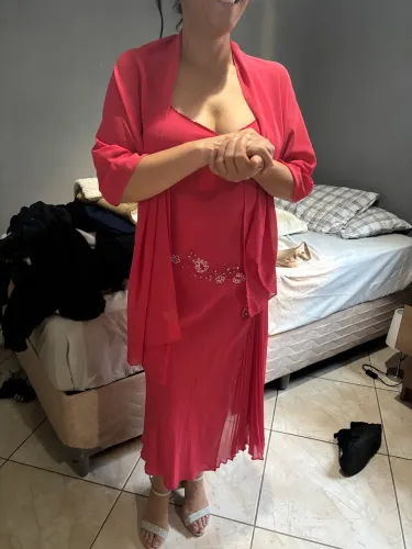 vestido para festa rosa
