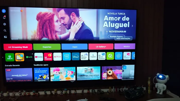 Smart TV LG 65 QNED Mini LED QNED70 4K UHD HDR10 Pro<br>Apple AirPlay