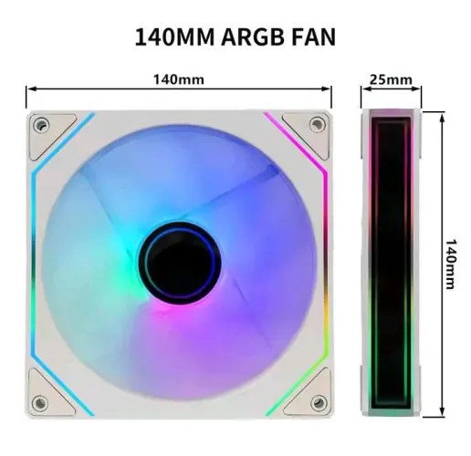 Fan Aigo AS14 White FORWARD (NOVA)