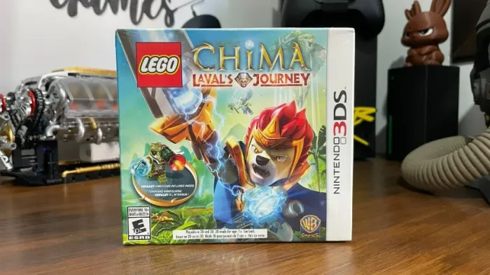 LEGO CHIMA LAVALS JOURNEY 3DS + MINI LEGO EXCLUSIVO  LACRADO