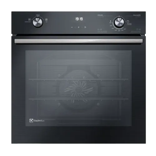 Forno de Embutir Electrolux a Gás 80L Efficient com PerfectCook360 Preto lacrado
