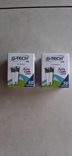 Tiras  G-TECH modelo, Vita ou Vita Ultra, 2 caixa com 50  unidades.  R$ 80,00 reais