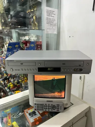 Dvd é vídeo cassete Samsung v5500 6 cabeças