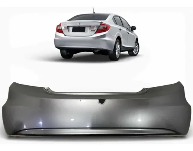 Parachoque Traseiro Honda Civic 2012 A 2016 Original