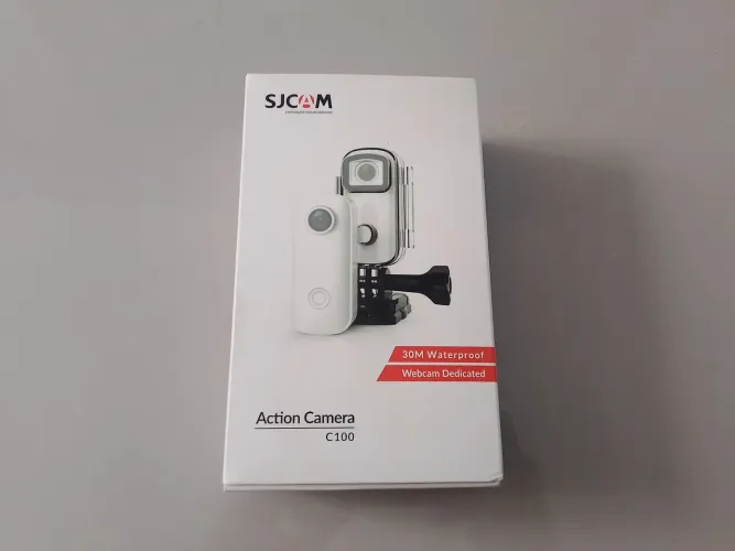 Câmera de ação sjcam 100 4k a prova d'água MotoVlog bikeblog