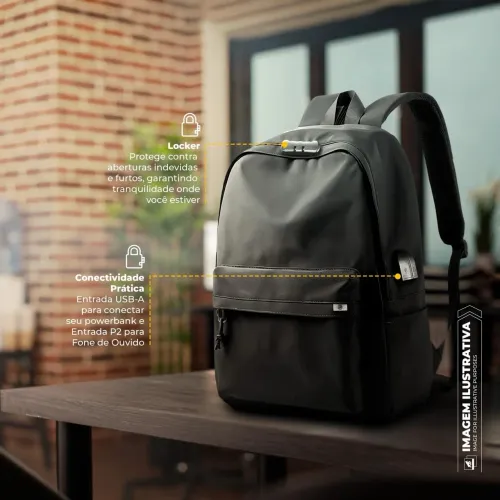 Mochila Flex Gshield - Preta