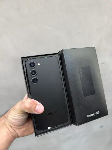 GALAXY S23 8/512GB PRETO COM CAIXA SEMI NOVO PROMOÇÃO DE AGOSTO