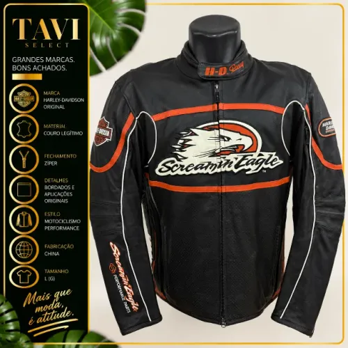 Harley-Davidson Screamin' Eagle Raceway Leather Jacket - L/G