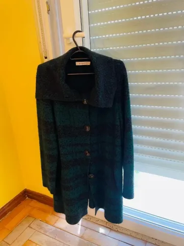 Casaco Inverno Verde e preto