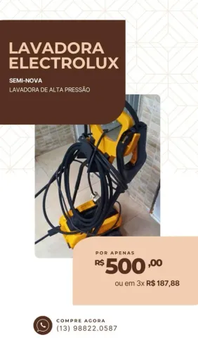 LAVADORA DE PRESSÃO ELETROLUX MINI
