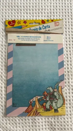 papel de carta dinossauros