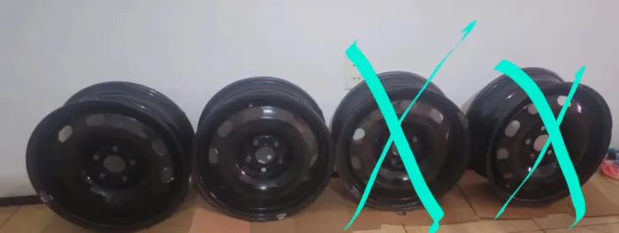 Aro 15 de ferro original fox furação 5 x 100