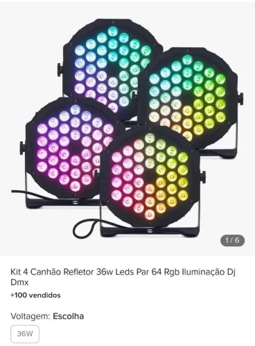 Kit iluminação Ideal p/ Igreja, festas etc.