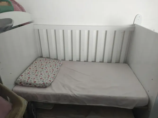 Berço americano com cama auxiliar