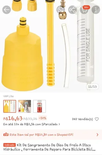 Kit de freio hidráulico