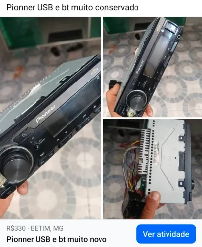 Pionner USB e bt conservado tenho 2 unidades