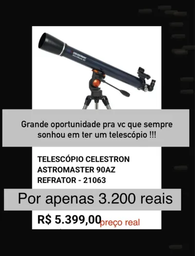 Telescópio bom preço