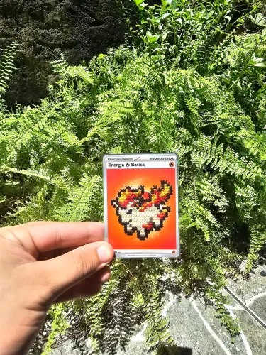 Carta bordada pokemon 