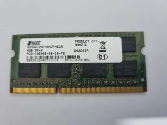 Memória RAM Smart 4GB DDR3 1333MHz para Notebook