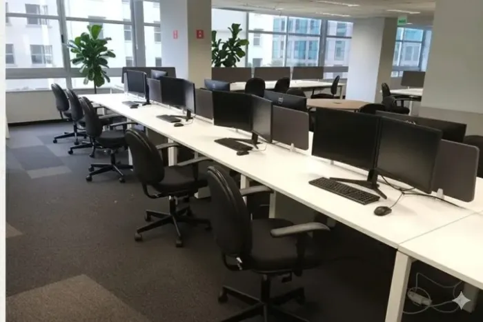 Mesa de Escritório - Estação de Trabalho